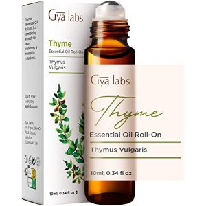 Thymianöl Gya Labs Roll-On mit ätherischem für eine sanfte Atmung