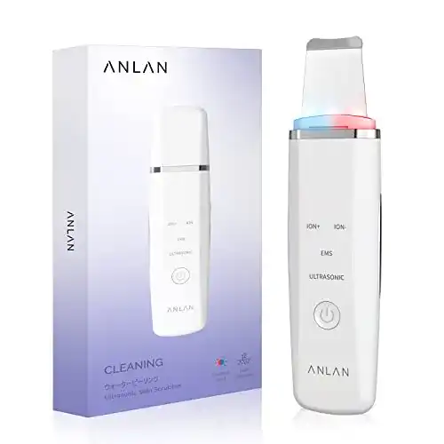 Ultraschallpeelinggerät ANLAN Skin Scrubber Rote und blaue
