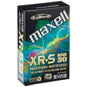 Videokassetten Maxell SE-C 30 XRS Black S-VHS-C Super Qualität