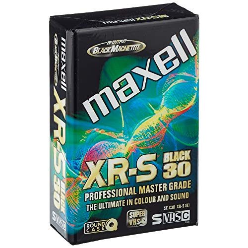 Die beste videokassetten maxell se c 30 xrs black s vhs c super qualitaet Bestsleller kaufen