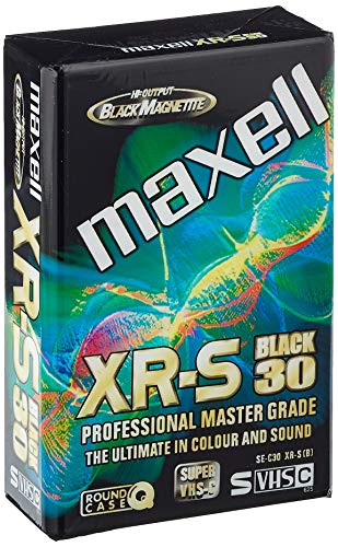 Die beste videokassetten maxell se c 30 xrs black s vhs c super qualitaet Bestsleller kaufen