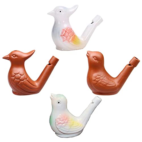 Die beste vogelpfeife oricool 4 stueck handgemachte keramik wasser Bestsleller kaufen