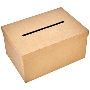 Wahlurne Rayher Geschenkkartenbox mit Schlitz, Pappmaché