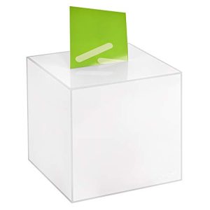 Wahlurne Zeigis Losbox/Aktionsbox 200x200x200mm opal