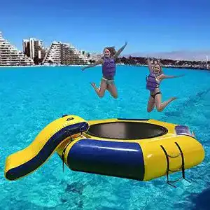 Wassertrampolin KHXJYC, 10 Fuß Aufblasbares Trampolin