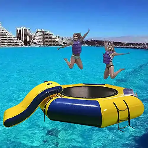 Wassertrampolin KHXJYC, 10 Fuß Aufblasbares Trampolin
