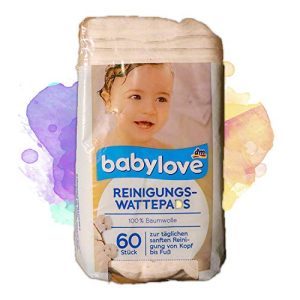 Wattepads Babylove Reinigungs-, 4er Pack (4 x 60 St)