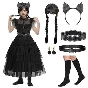Wednesday Kostüm WILDPARTY Halloween Kostüm Damen