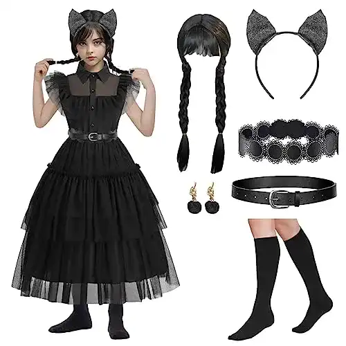 Wednesday Kostüm WILDPARTY Halloween Kostüm Damen