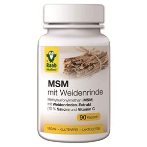 Weidenrinde-Kapseln Raab Vitalfood MSM mit Weidenrinde