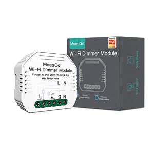 WLAN-Dimmer MoesGo Wlan 2.4GHz Smart Alexa Dimmschalter