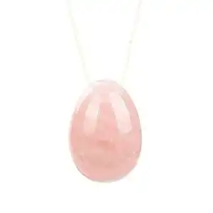 Yoni-Ei Lapis Vitalis Yoni Ei Rosenquarz 50 x 35 mm Yoni-Egg