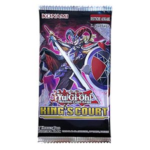 Yugioh-Booster Konami, King’s Court, 1 Booster Pack, Yu-Gi-Oh!