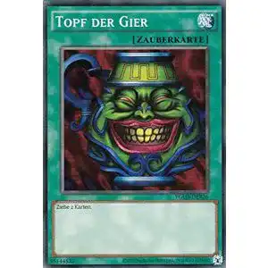 Yugioh-Karten Konami YGLD-DEB26 Topf der Gier Common