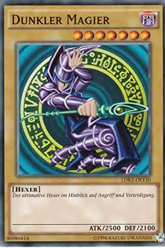 Yugioh-Karten YGO LDK2-DEY10 Dunkler Magier Common
