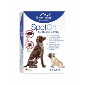 Zeckenschutz Hund ohne Chemie Redisan ® Spot on Hund