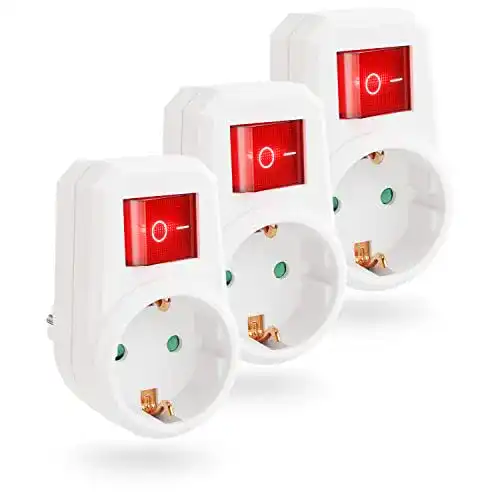 Zwischenstecker mit Schalter
