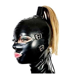 Latex-Maske OnundOn BDSM Latex Kopfmaske Hood Fetish