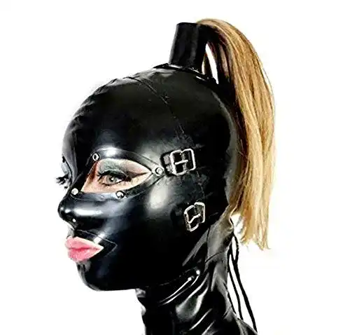 Latex-Maske OnundOn BDSM Latex Kopfmaske Hood Fetish