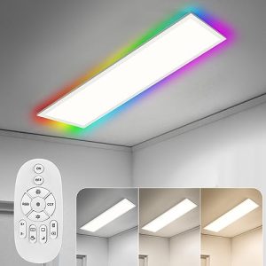 LED-Deckenleuchte Farbwechsel A.T.Lums LED Panel 120x30cm