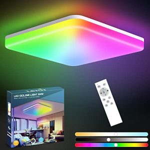 LED-Deckenleuchte Farbwechsel Letlit LED Deckenleuchte RGB