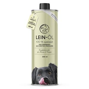 Leinöl für Hunde Annimally 500ml – Leinsamenöl kaltgepresst