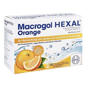 Macrogol HEXAL Orange Plv.z.her.e.lsg.z.einn.btl. 20 stk
