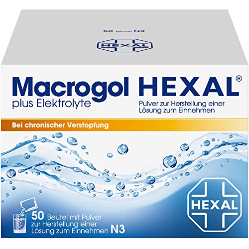 Die beste macrogol hexal plus elektrolyte pulver 50 st Bestsleller kaufen