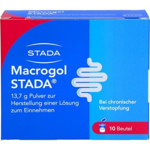 Macrogol STADA 13,7 g Pulver bei chronischer Verstopfung, 10 St.