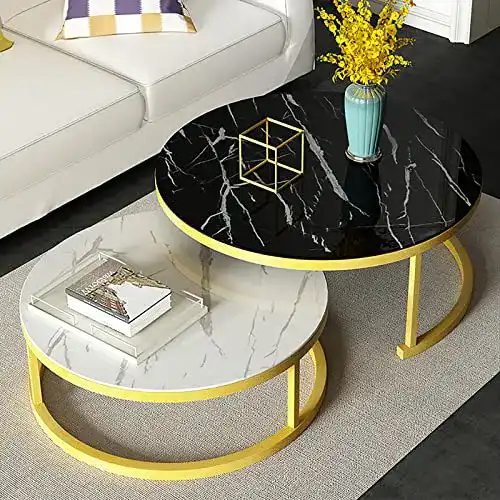 Marmor-Couchtisch