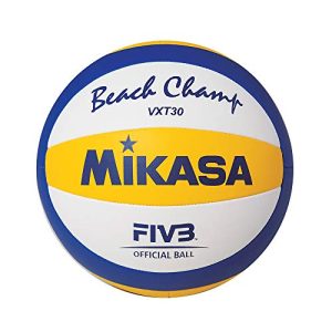 Mikasa-Volleyball Mikasa Beach Champ VXT 30 Weiß / Blau / Gelb