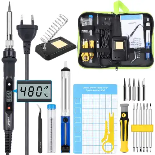 Mini-Lötkolben LeaderPro Elektrischer Lötkolben Set – 80W