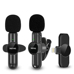 Mini-Mikrofon SNZIYAG Lavalier Mikrofon Wireless für iPhone