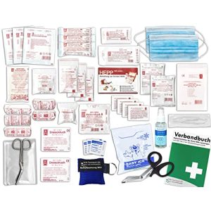 Notfallrucksack-Inhalt HM Arbeitsmedizin Komplett-Set Erste-Hilfe