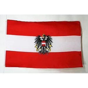 Österreich-Flagge AZ FLAG Flagge ÖSTERREICH MIT Adler 90x60cm