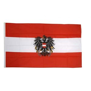 Österreich-Flagge Flaggenfritze Flagge Österreich mit Adler
