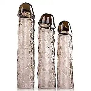 Penishülle QgLust Silikon Penis Sleeve Extender Erweiterung