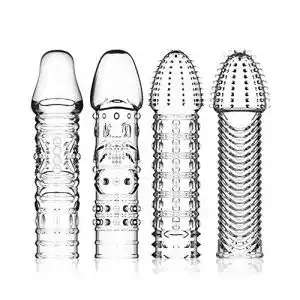 Penishülle SXOVO 4er Pack Dick Sleeve – Silikon Transparente