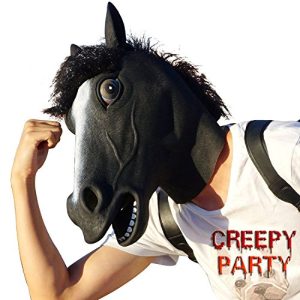 Pferdemaske CreepyParty Deluxe