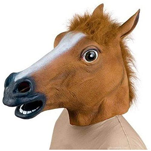Die beste pferdemaske lypumso pferde maske halloween kostuem party Bestsleller kaufen