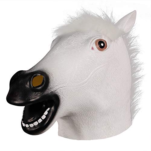 Die beste pferdemaske molezu fuer halloween maske latex tiermaske Bestsleller kaufen