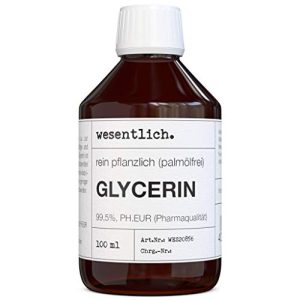 Pflanzliches Glycerin wesentlich. Glycerin 99,5% (100ml)