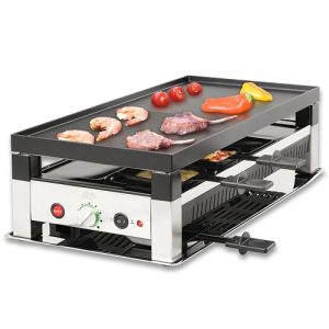 Pizza-Raclette Solis 5 in 1 Table Grill 791 Raclette 8 Personen