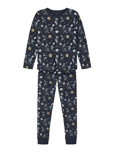 Die beste pyjama kinder name it jungen nkmnightset dark sapphire Bestsleller kaufen
