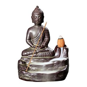 Räucherstäbchenhalter FYBlossom Handgemachte Rauch, Buddha