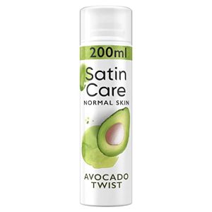 Gel da barba da donna Gillette Satin Care cura intima (200 ml), avocado