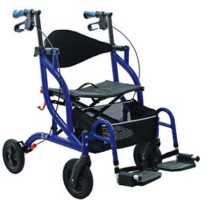 Rollator-Rollstuhl-Kombination Careline 1x OPTI-ROLLY, 2 in 1