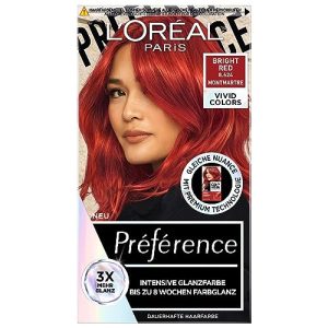 Rote Haarfarbe L’Oréal Paris Intensive dauerhafte Haarfarbe