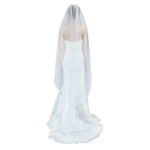 Schleier BEAUTELICATE Braut Braut Hochzeit Softtüll Weiß Ivory