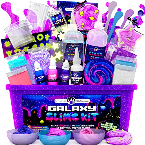 Die beste schleim set original stationery galaxy slime kit glow in the dark Bestsleller kaufen